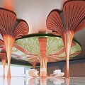 Column Pillar Petals Pillar Decoration Main Structural Column 3d model