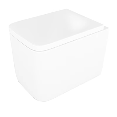 Modern Bathroom Combination With White Square Ceramic Design And Sleek Finish 3d model