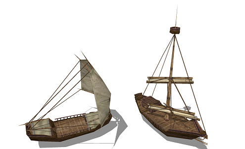 modern ship. 3d model