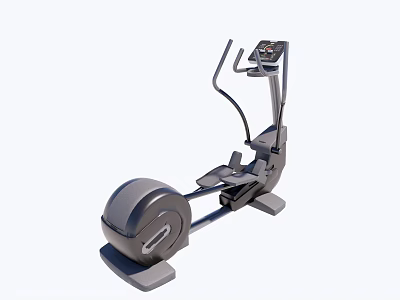 Elliptical Trainer Home Gym Workout Equipment With Digital Display And Adjustable Resistance 3d model