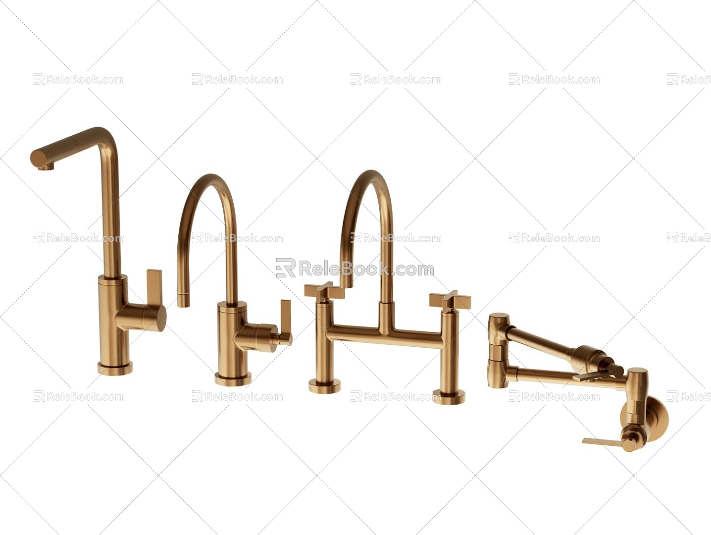 Modern faucet 3d model