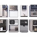 Multiple Daily Use Water Dispensers Featuring Digital Temperature Displays And Modern Designs