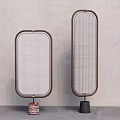 Silent Screen Brahman Several Screen Rattan Screen 3d model