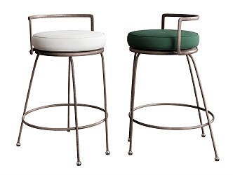 Modern Bar Chair Bar Stool Chair Stool Low Stool 3d model