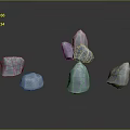 Wood Stone Materials In Assorted Shapes With Natural Textures For Decor And Construction