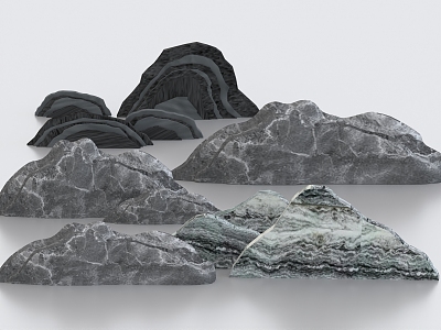 Stone stone rockery landscape stone marble hemp stone model