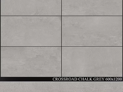 Crossroad Chalk Grey Tiles 600x1200 for Modern Floor and Wall Design 3d model