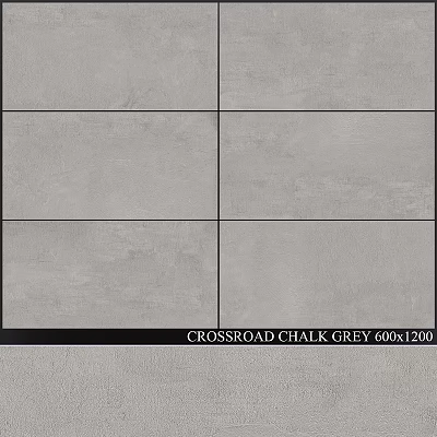 Crossroad Chalk Grey Tiles 600x1200 for Modern Floor and Wall Design 3d model