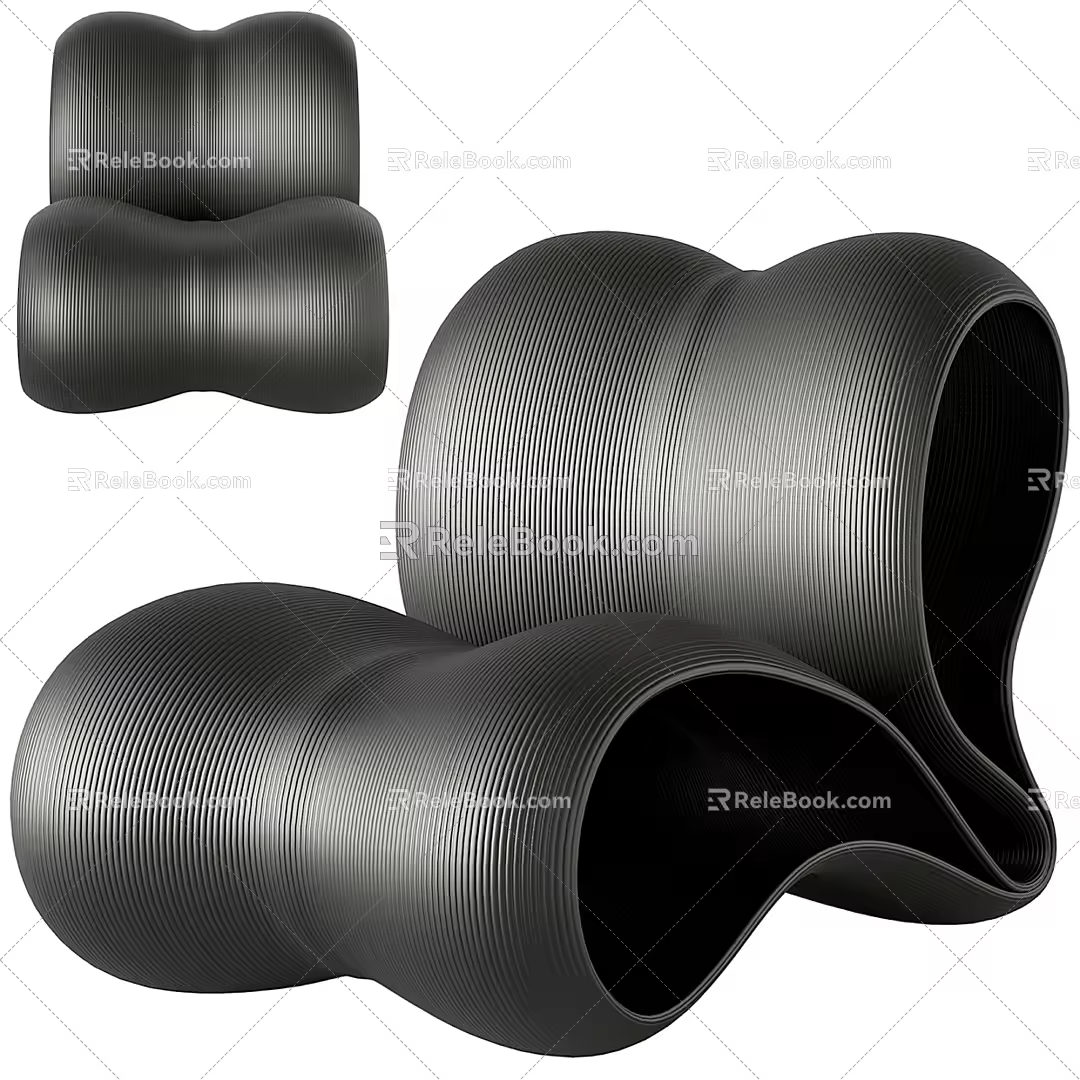 Modern Casual Sofa Single Sofa 3d model
