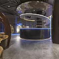 INDUSTRIAL LOFT BAR 3d model