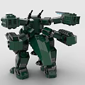 LEGO Toy Blocks Gundam Robot Fighting Robot Reloading Robot 3d model