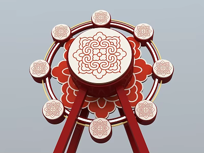 Mei Chen ornaments 3d model Mei Chen ornaments 3d model