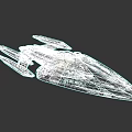 Sleek Silver Futuristic Car With Blue Red Accents And LED Lights Design