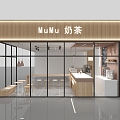 Milk Tea Shop 3d model