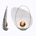 Modern decorative lamp shell decorative lamp 3d model