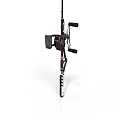 Portable Fishing Rod With Camera Mount And Ergonomic Handle For Outdoor Activities