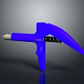 Blue Industrial Spray Tool With Metal Nozzle And Ergonomic Handle Structure