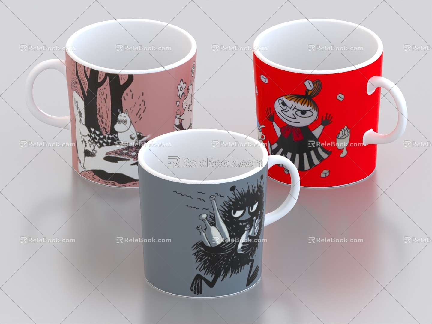 Water Cup Ceramic Cup Mug Coffee Cup Tea Cup Tea Set 3d model