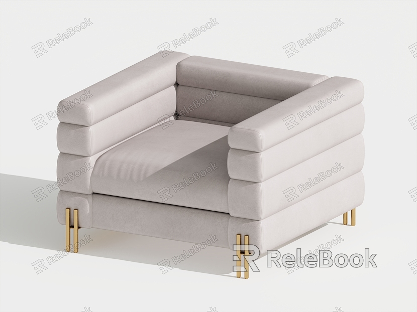 Modern Single Sofa Single Chair Leisure Chair model