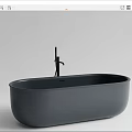 Elegant Modern Freestanding Bathtubs in Gray and Brown Tones for Home
