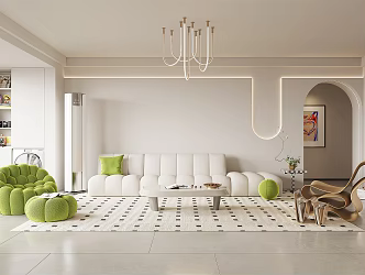 The Silent Living Room 3d model