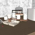 Tableware Western-style Tableware Knife and Fork 3d model