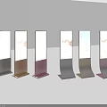 Various Colored Roadside Standing Information Screens Design For Outdoor Traffic Facilities