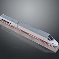 Train Light Rail Metro High Speed Rail EMU Train High Speed Train High Speed Train High Speed Locomotive EMU 3d model