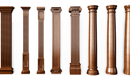 Jane's Roman Column Roman Column Combination 3d model