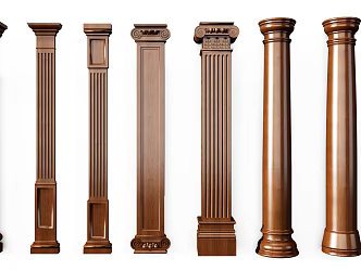 Jane's Roman Column Roman Column Combination 3d model