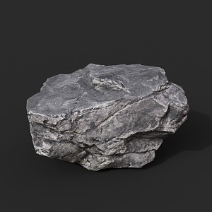 Stone Rock Granite Natural Landscape 3d model