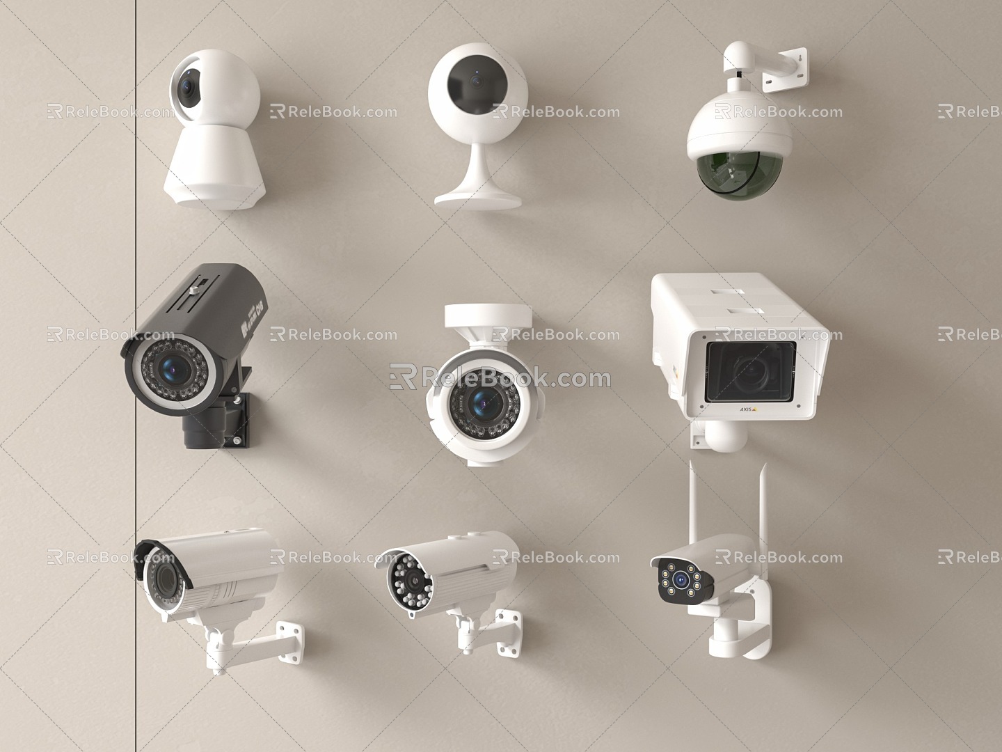 Modern surveillance cameras model