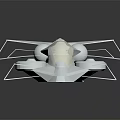 Modern Spaceship Spacecraft 3d model