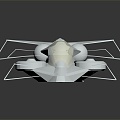 Modern Spaceship Spacecraft Spacecraft 3d model