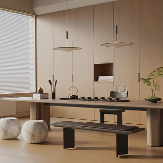 Modern Tea Room 3d model