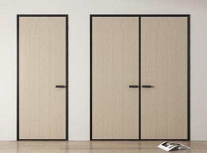 Double Door Bedroom Double Door Master Bedroom Double Door Hidden Door Solid Wood Door 3d model