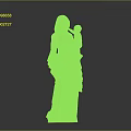 Historic Building Interior Showcasing Wooden Madonna and Child Sculpture Artwork