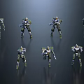 Robot Binding Action Robot Warrior Gundam Mecha Man Science Fiction Man Transformers Mecha Warrior Future Warrior Iron Man Robot 3d model