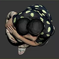 A Couple Sharing A Loving Embrace With Their Pregnant Wife