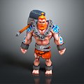 Western Samurai Western Warrior Western Hero Western Warrior Knight Hero Ancient Warrior Paladin 3d model