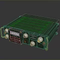 Military Green Weapon Communication Device With Knobs Interfaces And Portable Design