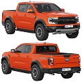 Ford Raptor Buggy Pickup Truck 3d model