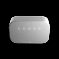 White Digital Clock Showing Time 402 Friday Date And 23 Percentage OFF Status