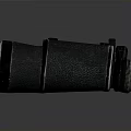 Vintage Black Leather Binoculars With Clear Lenses And Durable Metal Frame