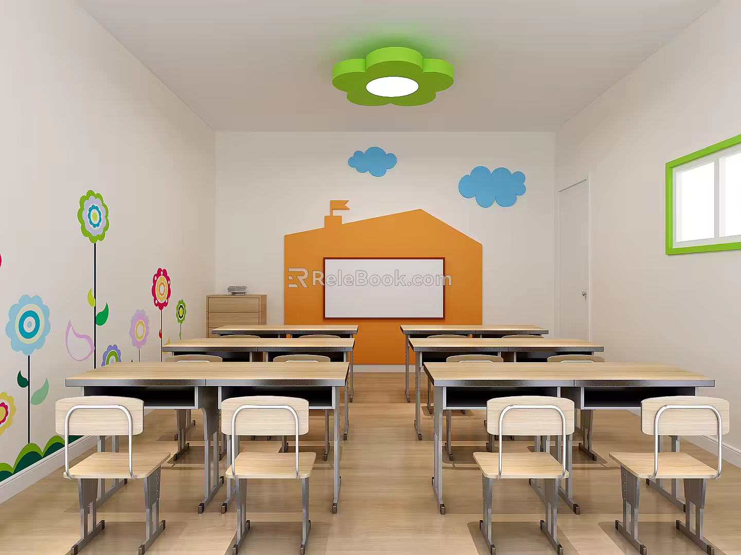 Modern Classroom Children's Classroom 3d model