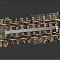 Tracks Cartoon Tracks Animation Tracks Railways 3d model