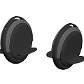 Modern Electric Unicycles With Sleek Black Gray Design And Foot Pedals