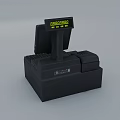 Commercial Cash Register Equipment With Display Screen Keyboard And Cash Drawer