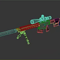 Modern Blocker Rifle 3d model