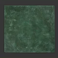 Elegant Green Decorative Furniture Pedestal With Golden Leaf Ornaments Square Top And Base